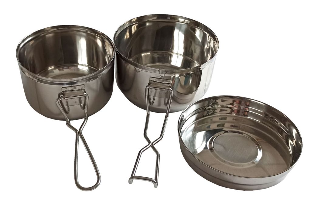 Среден къмпинг комплект съдове - 3 части | Kokiskashop.bg