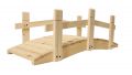 Градински дървен мост - без повърхностна обработка - 71 см