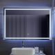 Огледало за баня Aquamarin с LED осветление, 120 х 80 см