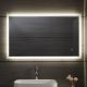 Огледало за баня Aquamarin с LED осветление 20 W, 50x70 см